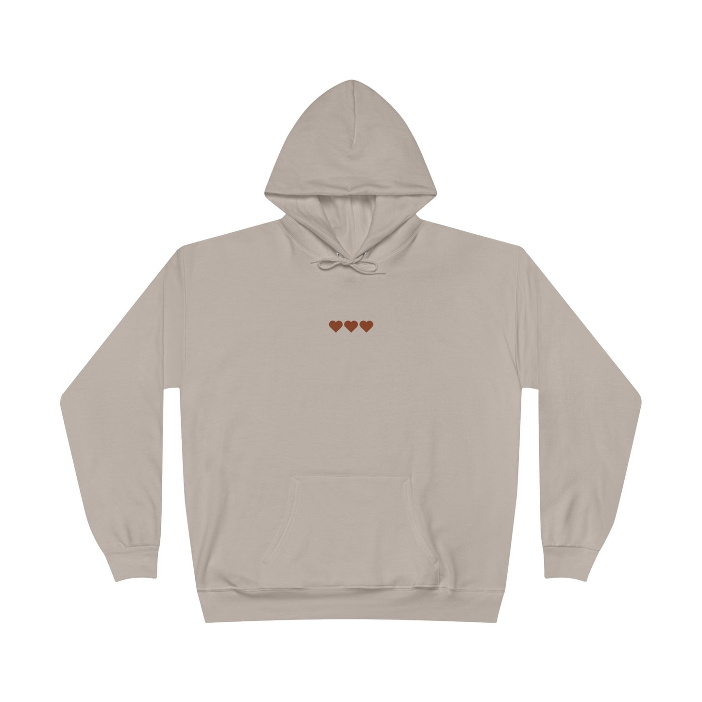 Lucky Chestnut “Give Your Horse a Treat” Hoodie – Back Graphic + Front Heart Detail
