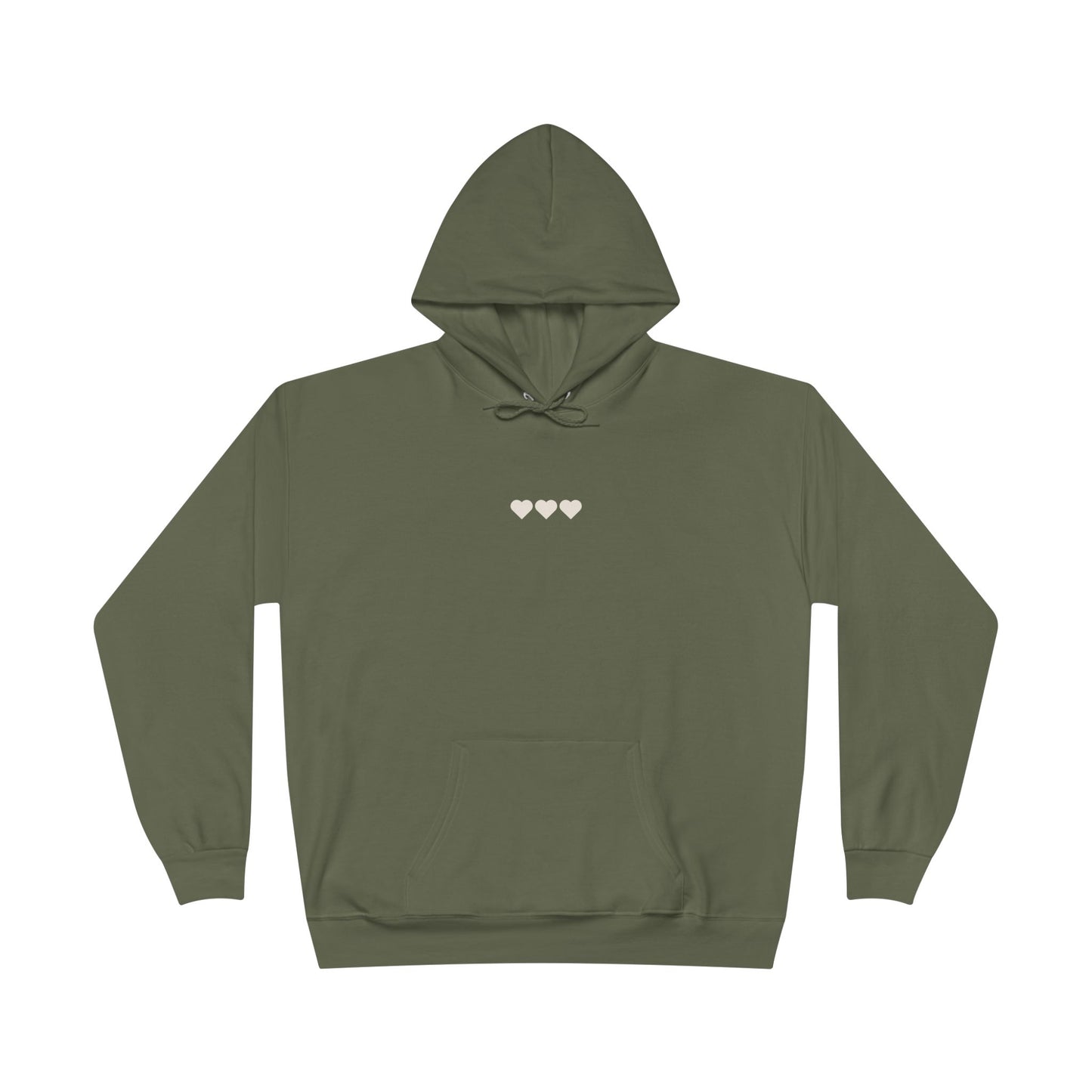 Lucky Chestnut “Give Your Horse a Treat” Hoodie – Back Graphic + Front Heart Detail