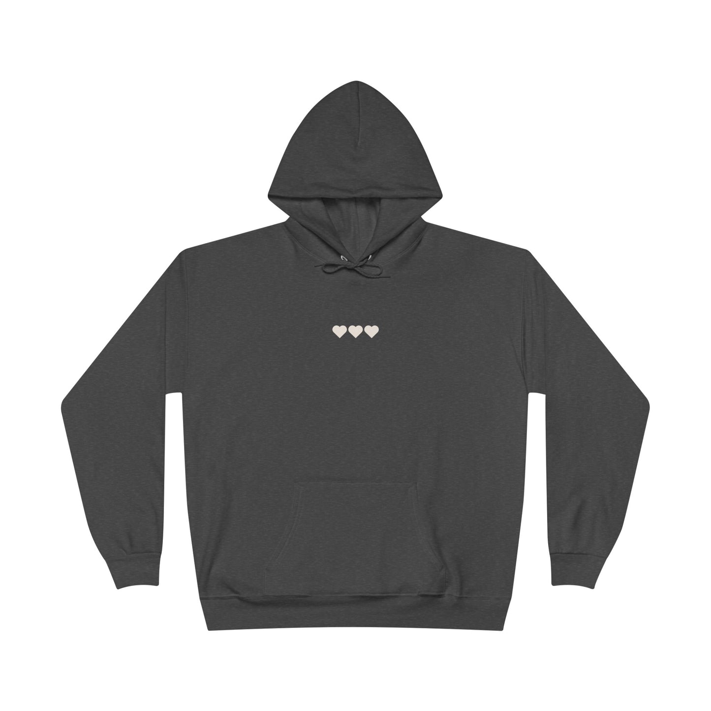 Lucky Chestnut “Give Your Horse a Treat” Hoodie – Back Graphic + Front Heart Detail
