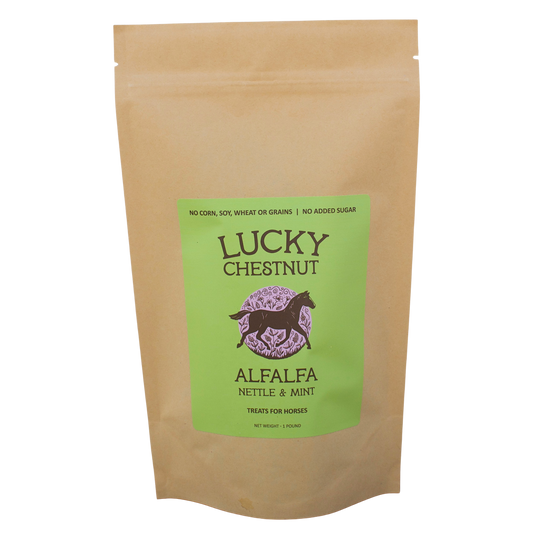 Alfalfa with Nettle + Mint Horse Treats - Low-NSC
