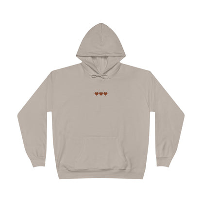 Lucky Chestnut “Give Your Horse a Treat” Hoodie – Back Graphic + Front Heart Detail