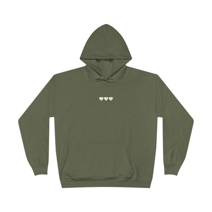 Lucky Chestnut “Give Your Horse a Treat” Hoodie – Back Graphic + Front Heart Detail