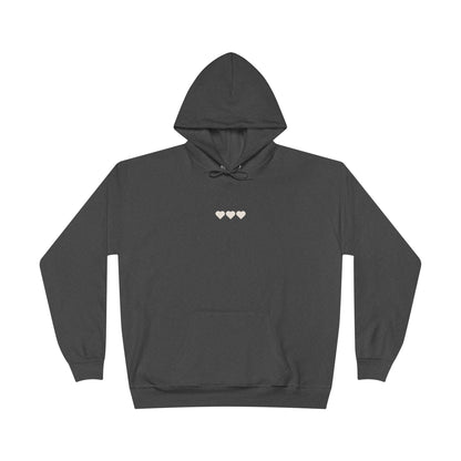 Lucky Chestnut “Give Your Horse a Treat” Hoodie – Back Graphic + Front Heart Detail