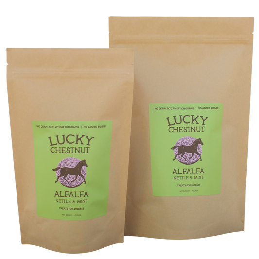 Alfalfa with Nettle + Mint Horse Treats - Low-NSC