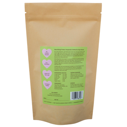 Alfalfa with Nettle + Mint Horse Treats - Low-NSC