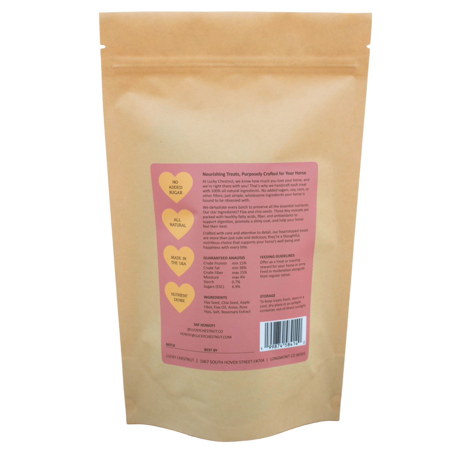 Apple with Anise + Rose Hip Horse Treats - Low-NSC