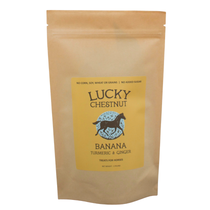 Banana with Turmeric + Ginger Horse Treats