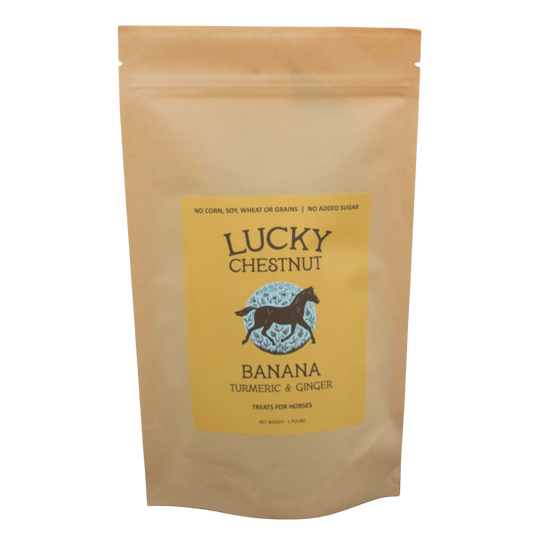 Banana with Turmeric + Ginger Horse Treats