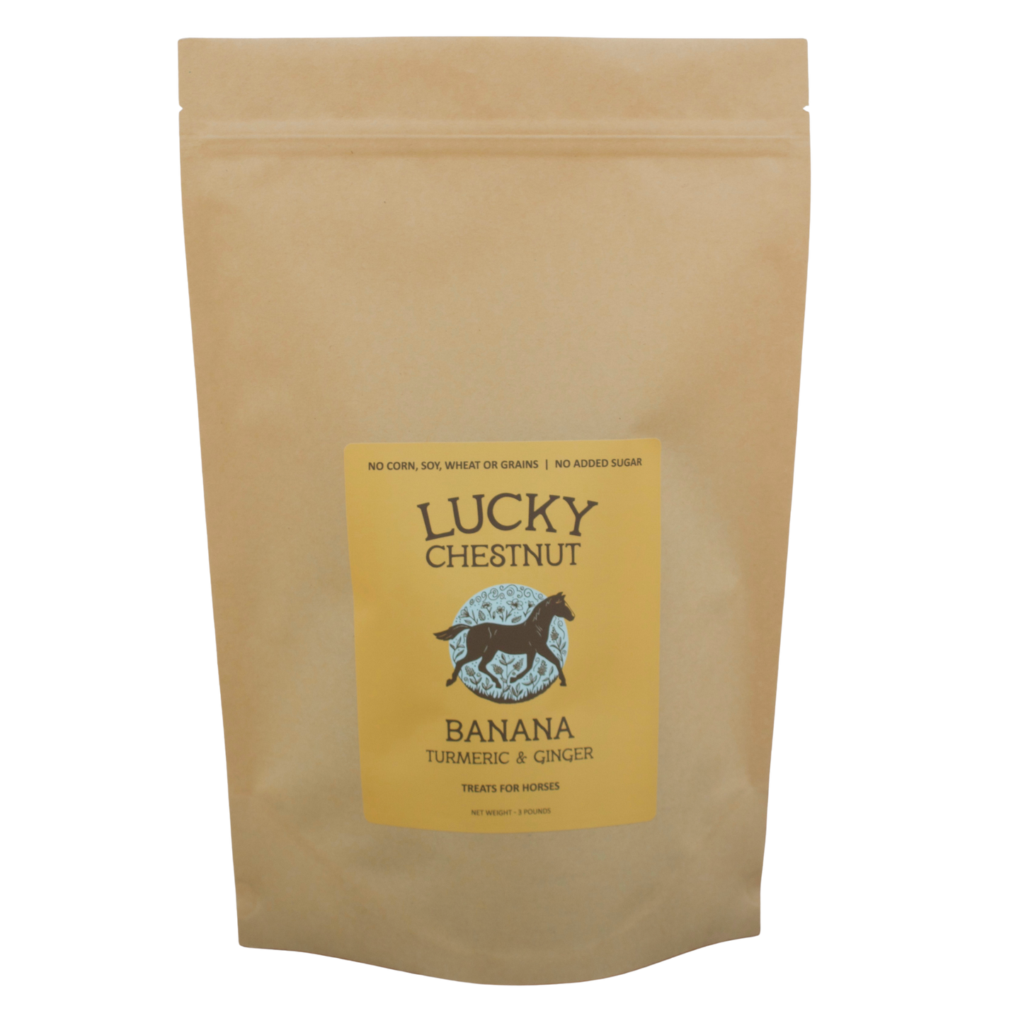 Banana with Turmeric + Ginger Horse Treats