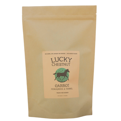 Carrot with Fenugreek + Fennel Horse Treats